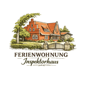 ferienwohnung inspektorhaus logo illustration